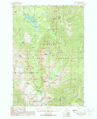 Fridley Peak 1988 topographic map thumbnail