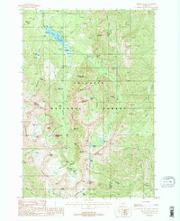 Fridley Peak 1988 topographic map thumbnail