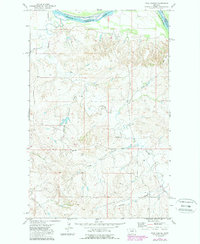 Frog Coulee 1972 topographic map thumbnail