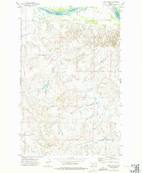 Frog Coulee 1972 topographic map thumbnail