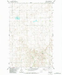 Froid SE 1983 topographic map thumbnail