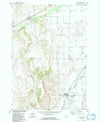 Fromberg 1956 topographic map thumbnail