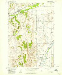 Fromberg 1956 topographic map thumbnail