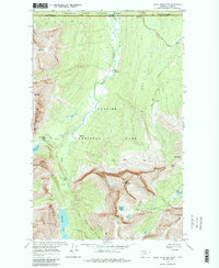 Gable Mountain 1968 topographic map thumbnail