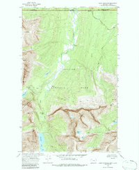 Gable Mountain 1968 topographic map thumbnail