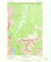 Gable Mountain 1968 topographic map thumbnail