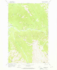 Gable Peaks 1958 topographic map thumbnail
