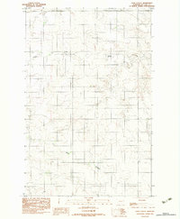 Gady Coulee 1983 topographic map thumbnail