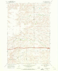 Gails Coulee 1969 topographic map thumbnail