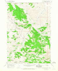 Gallagher Gulch 1965 topographic map thumbnail