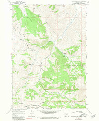Gallagher Gulch 1965 topographic map thumbnail