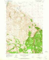 Gallagher Mountain 1963 topographic map preview