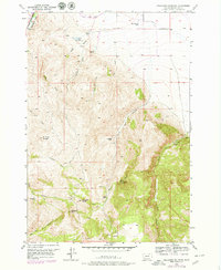 Gallagher Mountain 1963 topographic map thumbnail