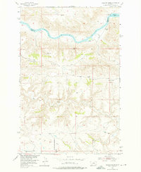 Gallatin Rapids 1954 topographic map thumbnail