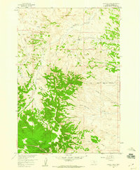 Garfield Peak 1958 topographic map thumbnail