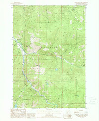 Garnet Mountain 1988 topographic map thumbnail