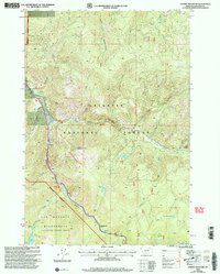 Garnet Mountain 2000 topographic map thumbnail