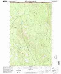 Garver Mountain 1997 topographic map thumbnail