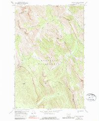 Gateway Pass 1968 topographic map thumbnail