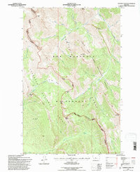 Gateway Pass 1995 topographic map thumbnail