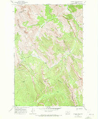 Gateway Pass 1968 topographic map thumbnail