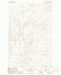 Geddart Lake 1983 topographic map thumbnail
