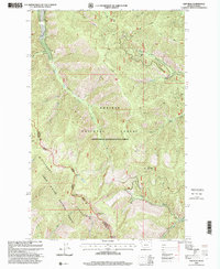 Gem Peak 1997 topographic map thumbnail