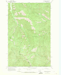Gem Peak 1966 topographic map thumbnail
