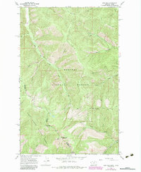 Gem Peak 1966 topographic map thumbnail
