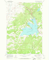 Georgetown Lake 1971 topographic map thumbnail