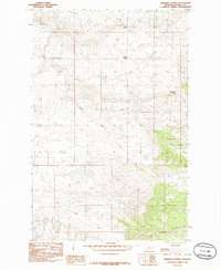 Gerhard Corner 1985 topographic map thumbnail