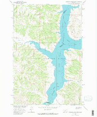 Germaine Coulee West 1965 topographic map thumbnail