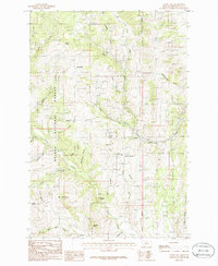 Giant Hill 1986 topographic map thumbnail