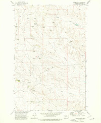 Gibson Coulee 1973 topographic map thumbnail
