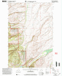 Gipsy Lake 2001 topographic map thumbnail