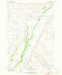 Glen SE 1961 topographic map thumbnail