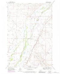 Glen SE 1961 topographic map thumbnail