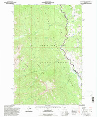 Glenn Creek 1995 topographic map thumbnail