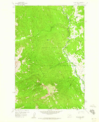 Glenn Creek 1958 topographic map thumbnail