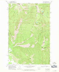 Goat Peak 1966 topographic map thumbnail