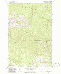 Gold Creek Peak 1965 topographic map thumbnail