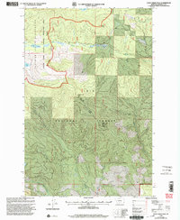 Gold Creek Peak 1999 topographic map thumbnail