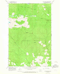 Gold Creek Peak 1965 topographic map thumbnail