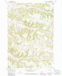 Goodspeed Butte 1966 topographic map thumbnail