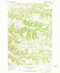 Goodspeed Butte 1966 topographic map thumbnail