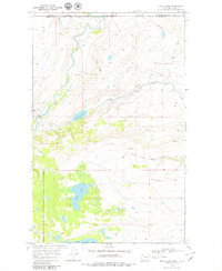 Goose Lake 1968 topographic map thumbnail
