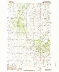 Gougley Creek 1985 topographic map thumbnail