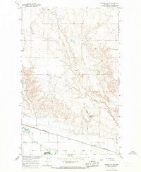 Grable Coulee 1964 topographic map thumbnail