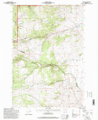Grace 1996 topographic map thumbnail