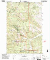 Granite Butte 2001 topographic map thumbnail